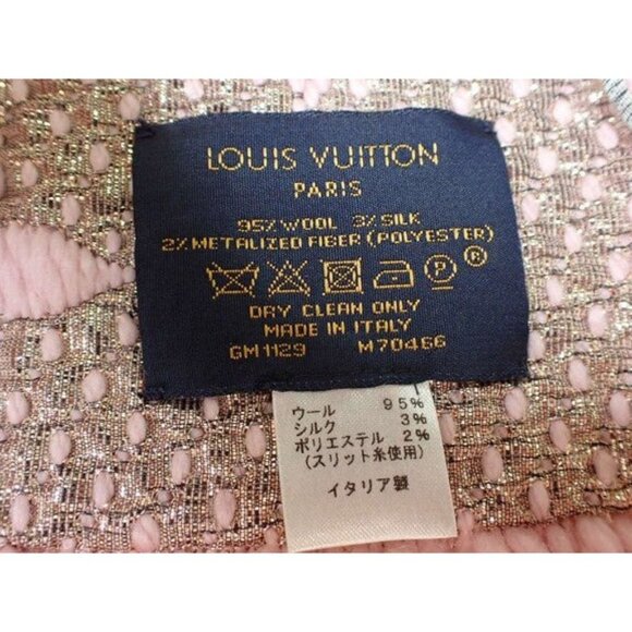 Louis Vuitton Monogram Wool Knit Scarf - Picture 6 of 6